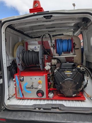 Equipo desatascos profesional BASTAN