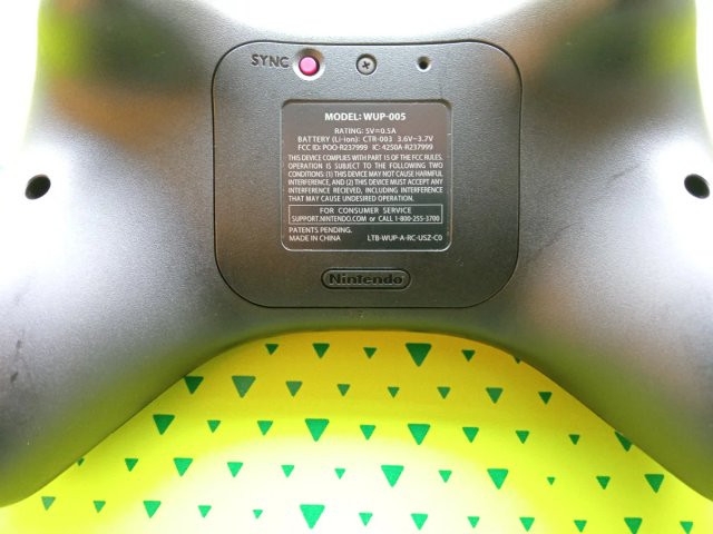 Mando Wii U Pro Controller Negro