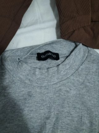 Lote 4 camisetas manga larga