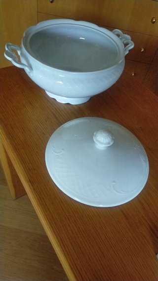 Sopera Bidasoa Porcelana Blanca