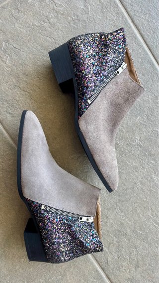 Botines Glitter Multicolor Talla 39