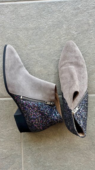Botines Glitter Multicolor Talla 39