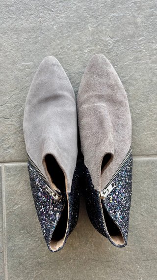 Botines Glitter Multicolor Talla 39