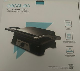 Cecotec Rock'nGrill 1500 Parrilla Eléctrica