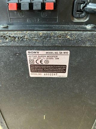 Subwoofer Sony SA-W10
