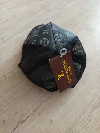 Gorra Monogram Negra y Gris