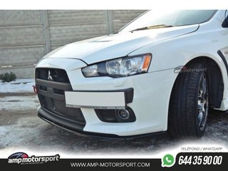 SPOILER / LIP DELANTERO V2 PARA MITSUBISHI LANCER EVOLUTION X 2007-2015