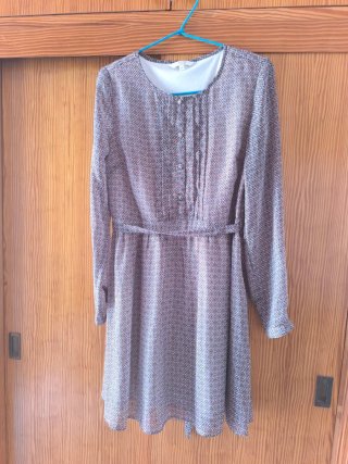 Vestido estampado mujer