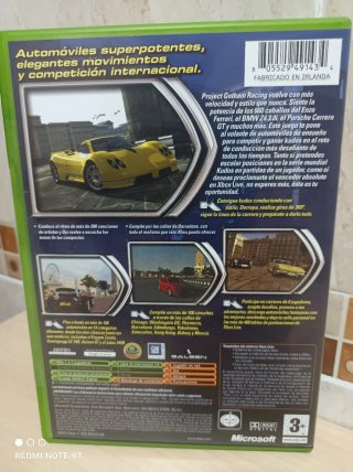 Project Gotham Racing 2 Xbox nuevo sin usar nunca