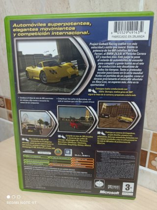 Project Gotham Racing 2 Xbox nuevo sin usar nunca