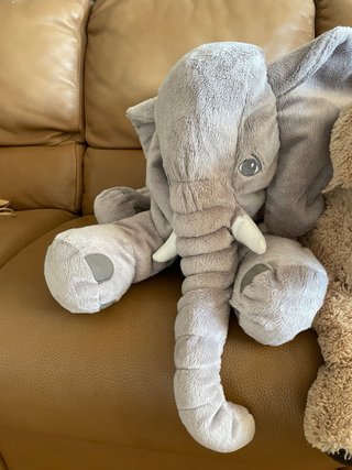 3 Peluches Grandes: Oso, Elefante y Perro