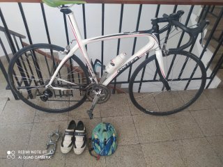 Bicicleta de carbono c durace 105 y tiagra y extrs