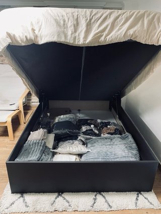 ️ Cama IKEA con canapé abatible + Cabecero.