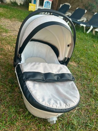 Carro capazo + silla + cuco bebé
