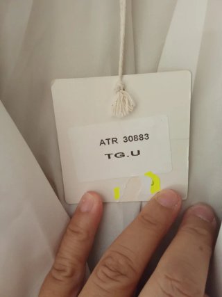 Blazer bianco taglia unica in poliestere
