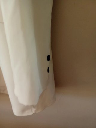 Blazer bianco taglia unica in poliestere