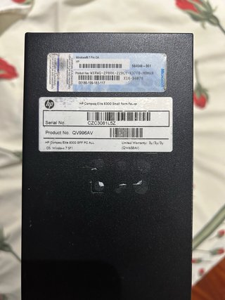 HP Compaq Elite 8300 SFF Compacto