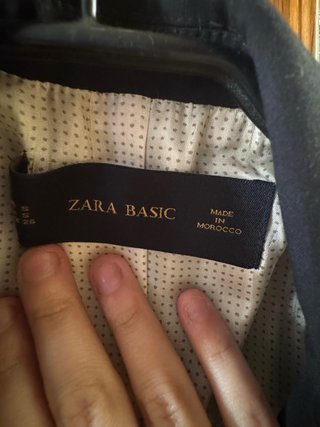 Americana Zara Basic Negra Talla S