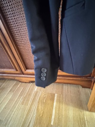 Americana Zara Basic Negra Talla S