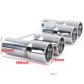 COLAS DE ESCAPE DOBLES PARA AUDI A4 B8