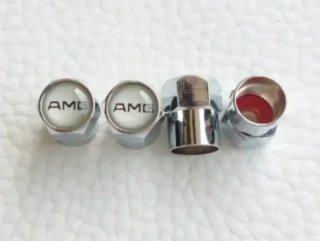 Tapas Válvulas AMG Cromadas para Mercedes