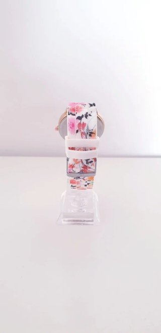 RELOJ PARA MUJER ESTAMPADO DE FLORES