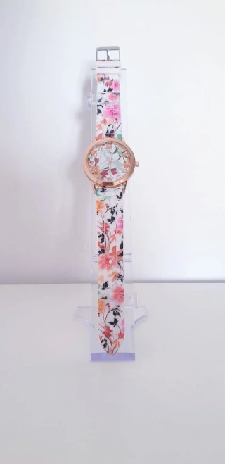 RELOJ PARA MUJER ESTAMPADO DE FLORES