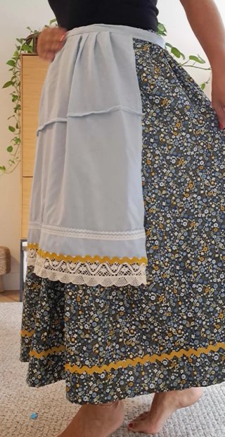 Solo falda 86cm regional aldeana, casera, baserrit