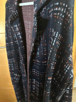Abrigo de punto multicolor talla única
