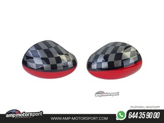 CARCASAS DE ESPEJOS PARA MINI F54 F55 F56 F57 TIPO FINISH FLAG