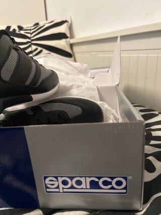 Zapatillas Sparco Negras y Grises
