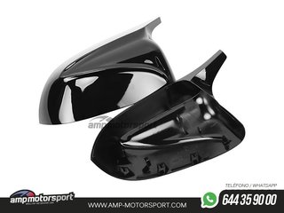 CARCASAS DE ESPEJOS PARA BMW X5 G05 X6 G06 X7 G07 LOOK M NEGRO BRILLO