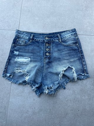 Shorts vaqueros rotos talla M 38/40