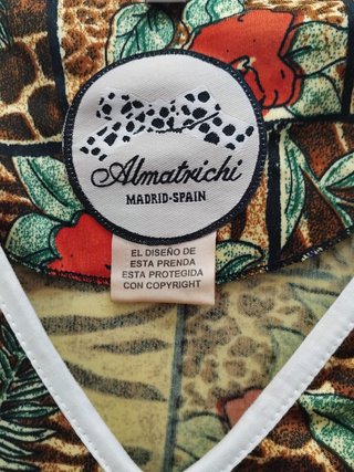 Camiseta Almatrichi Talla S Estampado Animal Print