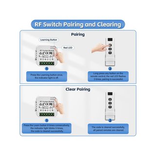 Interruptor Persianas RF Control Remoto 100M