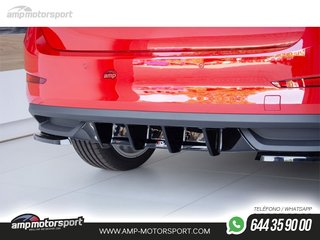DIFUSOR TRASERO SKODA SCALA 2019-- LOOK CARBONO