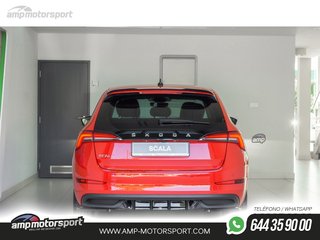 DIFUSOR TRASERO SKODA SCALA 2019-- LOOK CARBONO