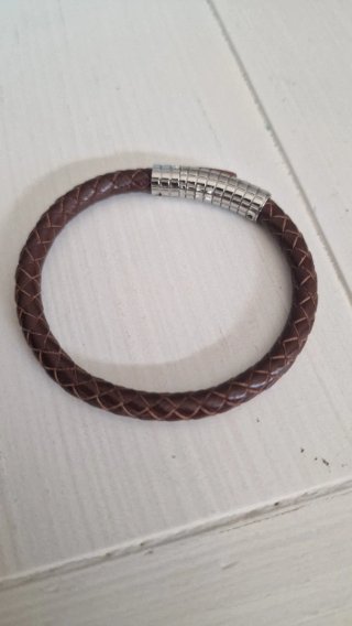 Pulsera Viceroy Cuero Marrón y Plata