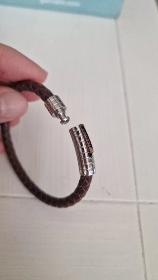Pulsera Viceroy Cuero Marrón y Plata