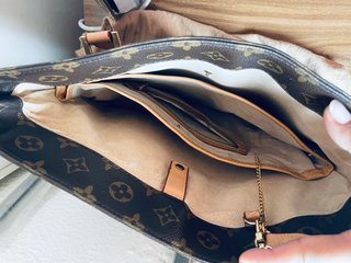 Bolso Louis Vuitton Monogram Marrón y Rojo 40€