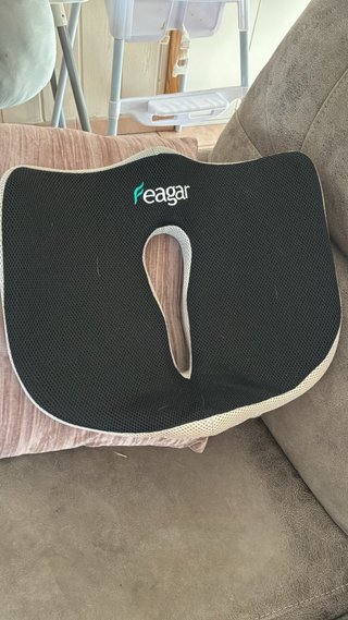 Cojín Ortopédico Coxis Feagar Negro/Beige