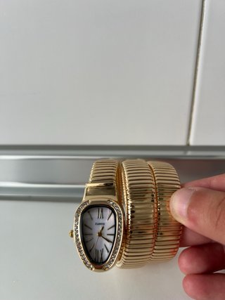 Reloj Serpiente Dorado