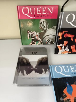 Lote Queen: 3 CD Digipak + DVD + Blu-Ray + CD U2