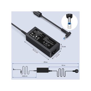 Cargador portátil HP 45W HSTNN-CA40 19.5V 4.5x3mm