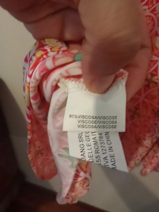 Abito donna M&V fantasia floreale taglia XL/XXL