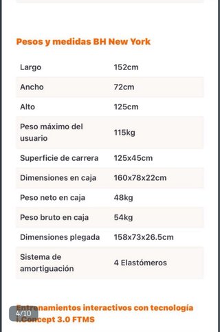 Cinta de correr BH