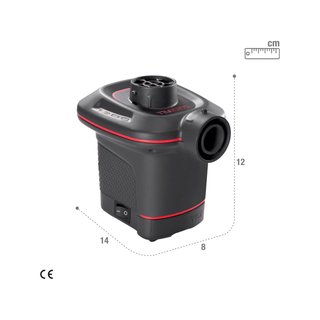 Intex 66636 hinchador eléctrico Quick Fill rojo