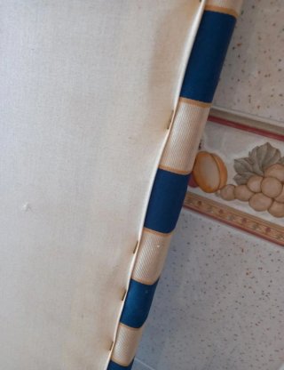Galeria forrada a tecido