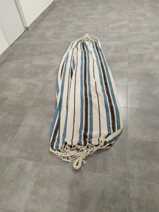 Hamaca de tela a estrenar, 2,30x 95cm