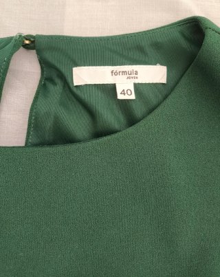 Vestido verde formal